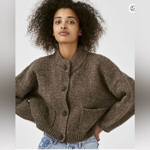 Babaa Earthy Brown no. 23 Women's Cardigan